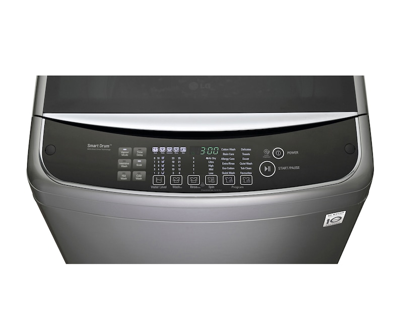 LG 15kg TurboShot, Smart Diagnosis, Full Stainless Tub, Jet Spray, Soft Closing Door & Door Lid Lock, Auto-lint Clean System, Embossing Drum, WF-S150S